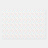 Pastel Rainbow Raindrops en Sunshine Baby shower Inpakpapier Vel (Voorkant 2)