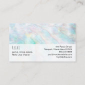 ** Pastel Rainbow Reiki Yoga Healing Visitekaartje (Achterkant)