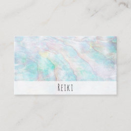 ** Pastel Rainbow Reiki Yoga Healing Visitekaartje