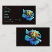 Pastel Rainbow Roos Visitekaartjes (Voorkant / Achterkant)