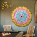 Pastel Rainbow Rustige houttoon, kleurrijk Dartbord<br><div class="desc">Pastel Rainbow Rustic Wood Tone A rustic Wood Grain Dartboard van de Partij Colorful Pastel maakt het perfecte gepersonaliseerde Gift,  het is geweldig voor bruiloften,  feestjes,  Shoers,  familieruchten en gewoon alledaagse plezier. Onze gebruiksvriendelijke sjabloon maakt het personaliseren gemakkelijk.</div>