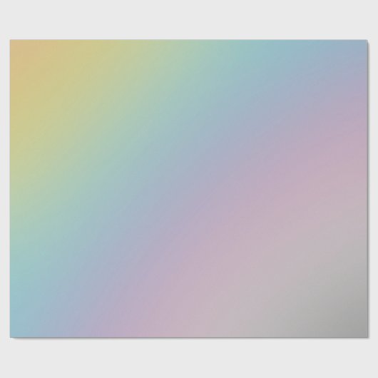 Pastel Rainbow Schaduw Gradient Blur Abstract Desi Cadeaupapier (Vlak)