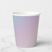 Pastel Rainbow Schaduw Gradient Blur Abstract Desi Papieren Bekers (Achterkant)