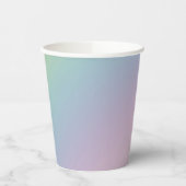 Pastel Rainbow Schaduw Gradient Blur Abstract Desi Papieren Bekers (Links)