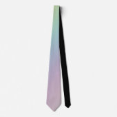 Pastel Rainbow Schaduw Gradient Blur Abstract Desi Stropdas (Voorkant)