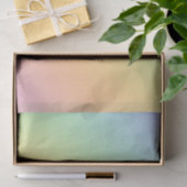 Pastel Rainbow Schaduw Gradient Blur Abstract Desi Tissuepapier (Geschenk)