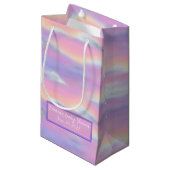 Pastel Rainbow Sky Baby shower Klein Cadeauzakje (Voorkant Gekanteld)