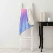 Pastel Rainbow Sky Esthetische Ombre Gradient Chic Sherpa Deken (In situ)