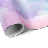 Pastel Rainbow Soft Cloud Blend Abstract Pattern Cadeaupapier (Rol Hoek)