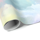 Pastel Rainbow Soft Cloud Blend Abstract Pattern Cadeaupapier (Rol Hoek)