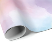 Pastel Rainbow Soft Cloud Blend Abstract Pattern Cadeaupapier (Rol Hoek)