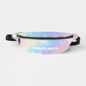  Pastel Rainbow Sparkle gepersonaliseerd Heuptasje (Voorkant)
