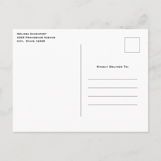 Pastel Rainbow Spiral Snoep Save the Date Uitnodiging Briefkaart (Achterkant)