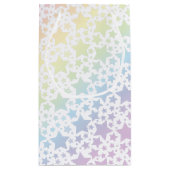 Pastel Rainbow Star-Baby shower Klein Cadeauzakje (Achterkant)