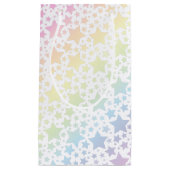 Pastel Rainbow Star-Baby shower Klein Cadeauzakje (Voorkant)