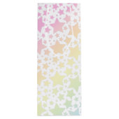 Pastel Rainbow Star-Baby shower Wijn Cadeautas (Achterkant)