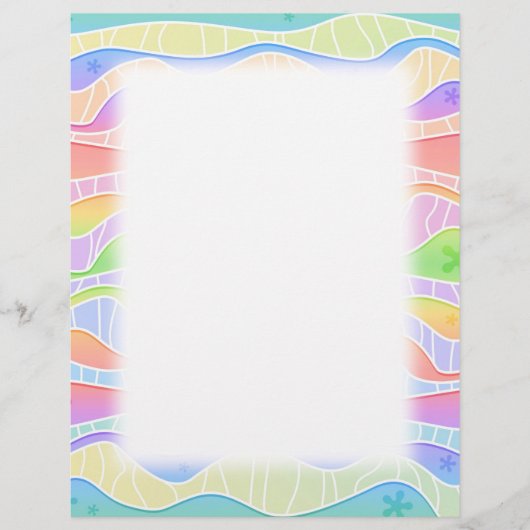  PASTEL RAINBOW STRIPES FLYER (Voorkant)