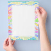  PASTEL RAINBOW STRIPES FLYER (Hand)