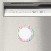 PASTEL RAINBOW STRIPES MAGNETS MAGNEET (Insitu (Vaatwasser))