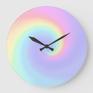 Pastel Rainbow Swirl Lesbian Wedding Grote Klok