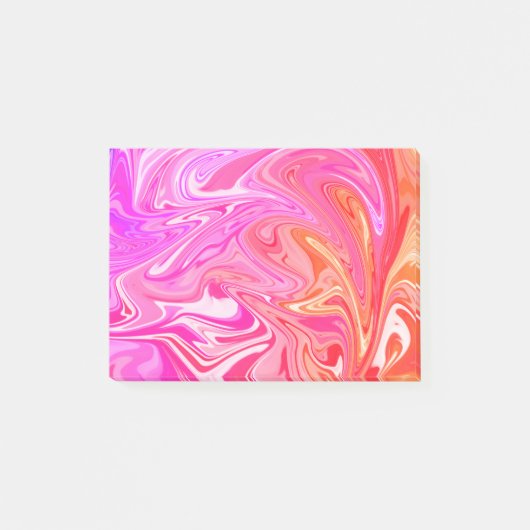 Pastel Rainbow Swirl Post-it® Notes (Voorkant)