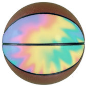 Pastel Rainbow Tie Dye  Basketbal (Voorkant)