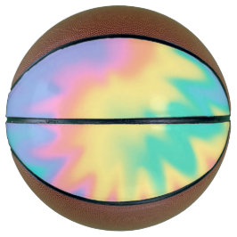 Pastel Rainbow Tie Dye  Basketbal