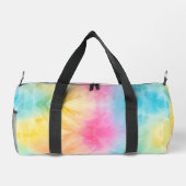 Pastel Rainbow Tie Dye Girls Gear bag Plunjezak (Achterkant)
