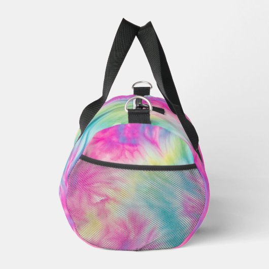 Pastel Rainbow Tie Dye Girls Weekender Plunjezak (Rechts)