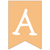 Pastel Rainbow Unicorn Birthday Party Vlaggetjes (Derde vlag)