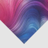 Pastel Rainbow Waterverf Textuur Waves Decoupage Tissuepapier (Detail)