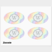 Pastel Rainbow Waves Sticker (Vel)