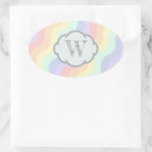 Pastel Rainbow Waves Sticker (Tas)