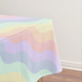Pastel Rainbow Waves Tafelkleed (Voorbeeld)