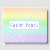 Pastel Rainbow Weddenschap Gastenboek (Voorkant)