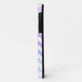 Pastel Rainbow White Chevron Aangepast monogram Case-Mate iPhone Case (Achterkant/links)