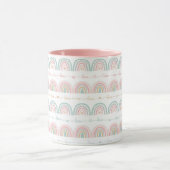 Pastel Rainbows Liefde Patroon Mok (Midden)