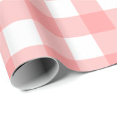 Pastel Raspberry Red Pset Pattern Paster Cadeaupapier (Rol Hoek)