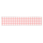 Pastel Raspberry Red Pset Pattern Paster Korte Tafelloper (Horizontaal)