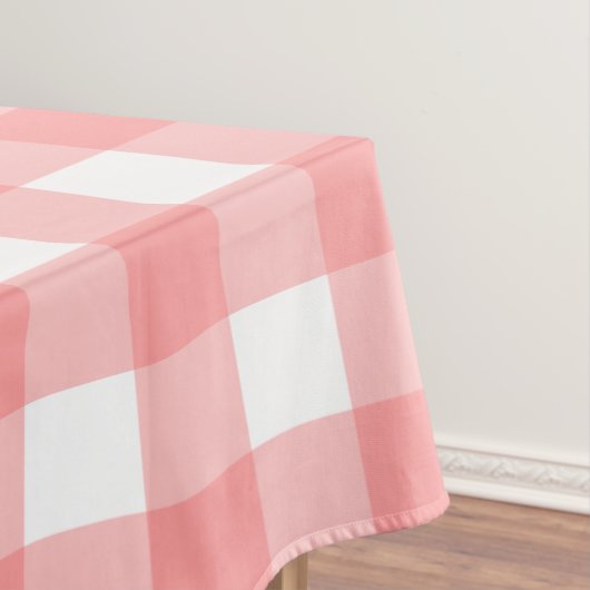 Pastel Raspberry Red Pset Pattern Paster Tafelkleed (Voorbeeld)