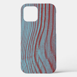 Pastel Red en Green Wood Graan Case-Mate iPhone Case
