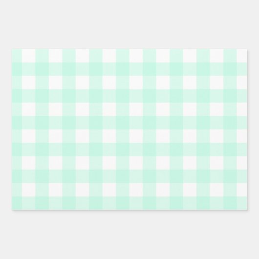 Pastel Red, Green & Blue Easter Pattern Inpakpapier Vel (Voorkant 2)