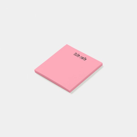 Pastel Red Post-it® Notes (Schuin)