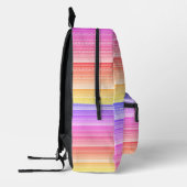 Pastel regenboog aztec patroon gepersonaliseerd bedrukte rugzak (Links)