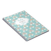 Pastel Regenboog Baby Notities Journaal Aangepaste Notitieboek (Rechterzijde)