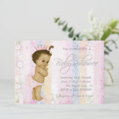  pastel regenboog Baby shower Kaart (Staand voorkant)