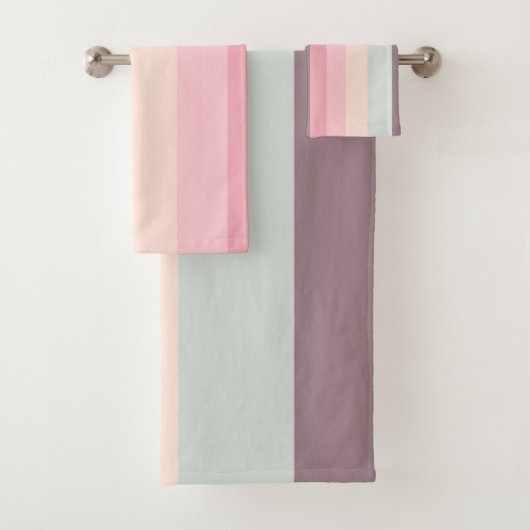 pastel regenboog bad handdoek (Insitu)