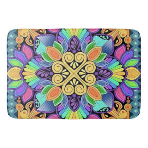 Pastel Regenboog Badmat