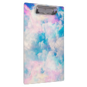 Pastel regenboog bewolkte hemel esthetisch klembord (Rechts)
