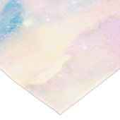 Pastel regenboog bewolkte hemel esthetisch medium tafelloper (Hoek)